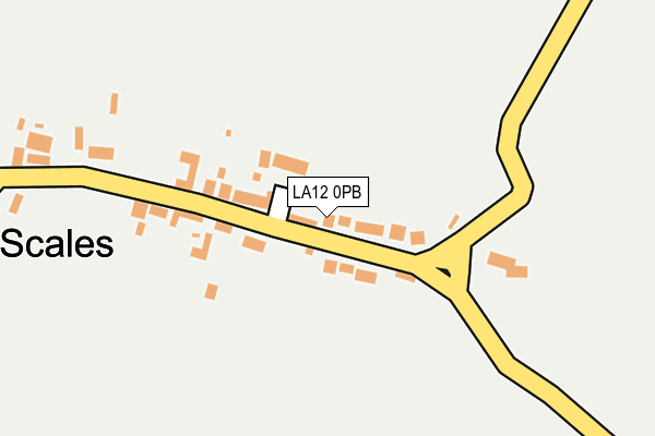 LA12 0PB map - OS OpenMap – Local (Ordnance Survey)