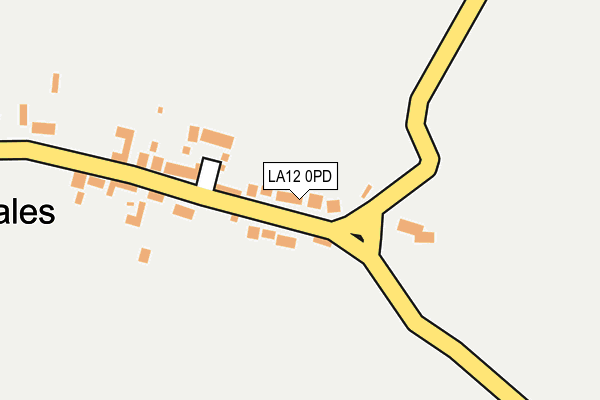 LA12 0PD map - OS OpenMap – Local (Ordnance Survey)
