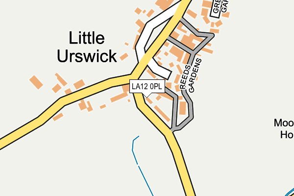 LA12 0PL map - OS OpenMap – Local (Ordnance Survey)