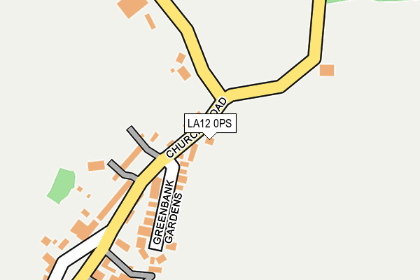 LA12 0PS map - OS OpenMap – Local (Ordnance Survey)