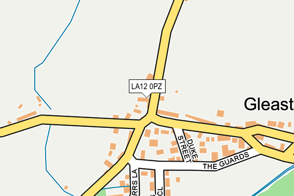 LA12 0PZ map - OS OpenMap – Local (Ordnance Survey)