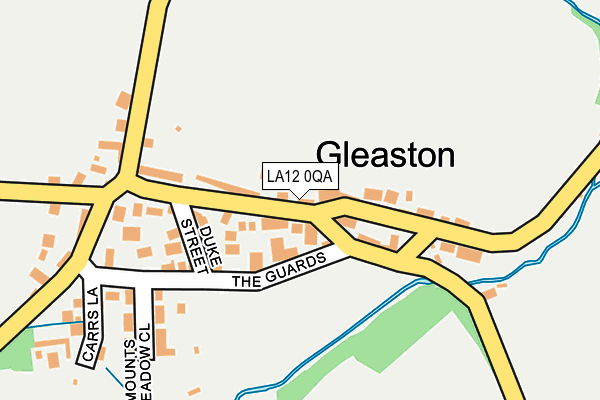 LA12 0QA map - OS OpenMap – Local (Ordnance Survey)