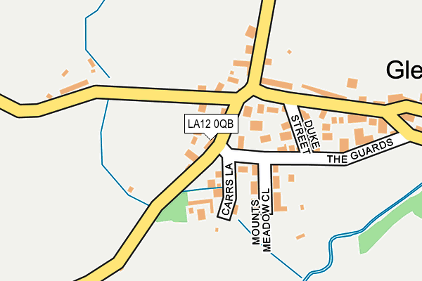 LA12 0QB map - OS OpenMap – Local (Ordnance Survey)