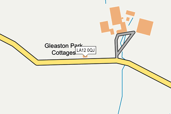 LA12 0QJ map - OS OpenMap – Local (Ordnance Survey)