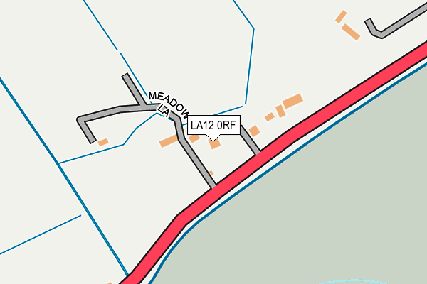 LA12 0RF map - OS OpenMap – Local (Ordnance Survey)