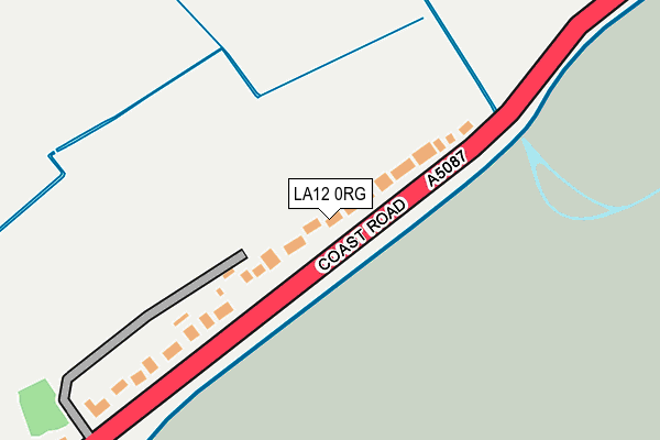LA12 0RG map - OS OpenMap – Local (Ordnance Survey)