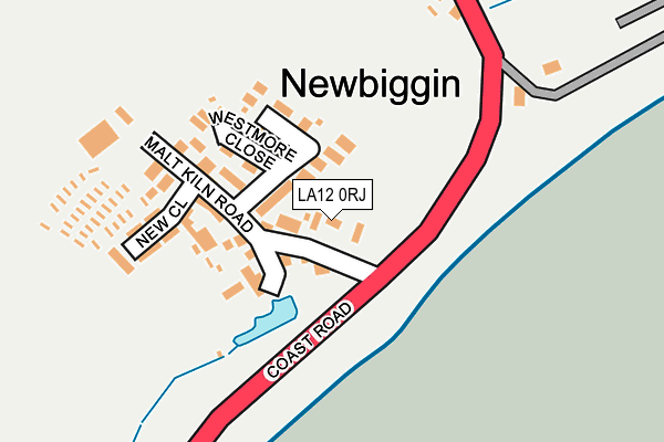 LA12 0RJ map - OS OpenMap – Local (Ordnance Survey)