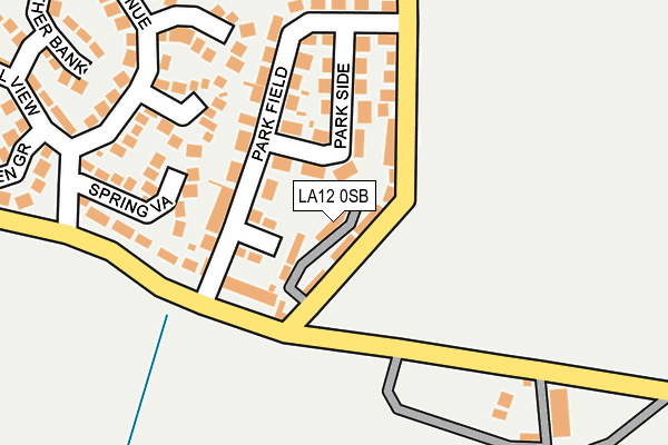 LA12 0SB map - OS OpenMap – Local (Ordnance Survey)