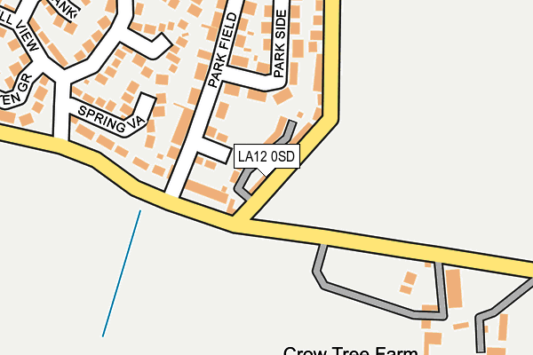 LA12 0SD map - OS OpenMap – Local (Ordnance Survey)