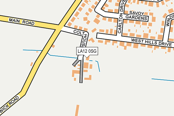 Map of DARINE LIMITED at local scale