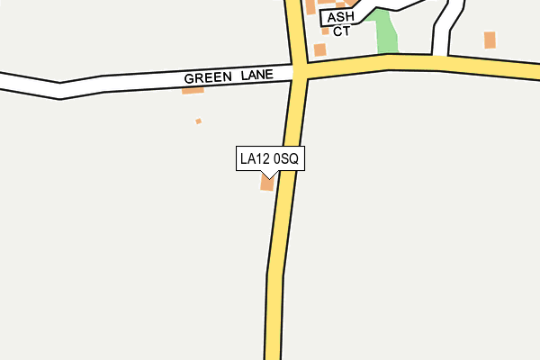LA12 0SQ map - OS OpenMap – Local (Ordnance Survey)