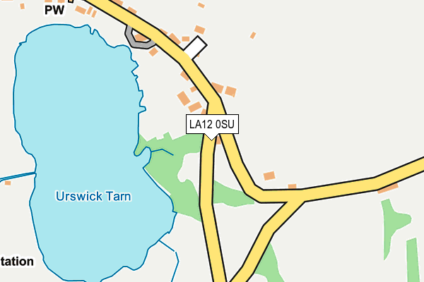 LA12 0SU map - OS OpenMap – Local (Ordnance Survey)