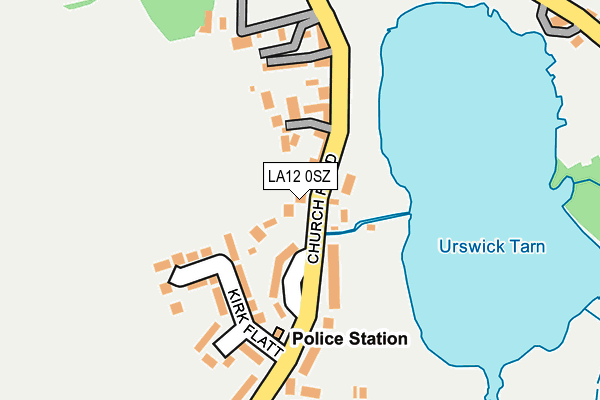 LA12 0SZ map - OS OpenMap – Local (Ordnance Survey)
