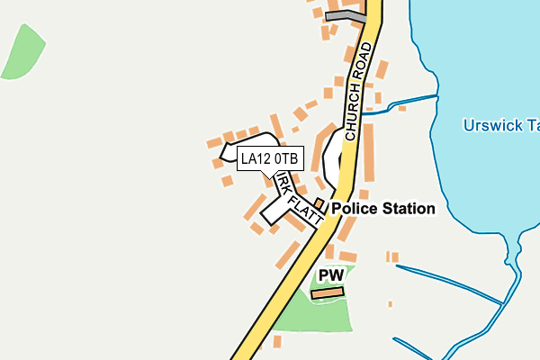 LA12 0TB map - OS OpenMap – Local (Ordnance Survey)
