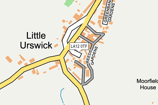 LA12 0TF map - OS OpenMap – Local (Ordnance Survey)