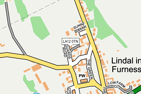 LA12 0TN map - OS OpenMap – Local (Ordnance Survey)