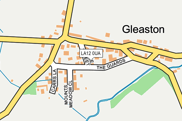 LA12 0UA map - OS OpenMap – Local (Ordnance Survey)