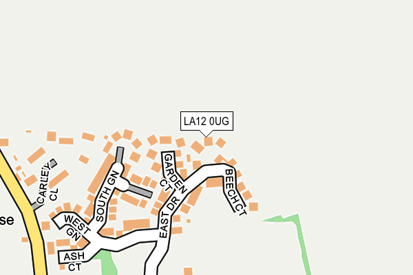 LA12 0UG map - OS OpenMap – Local (Ordnance Survey)