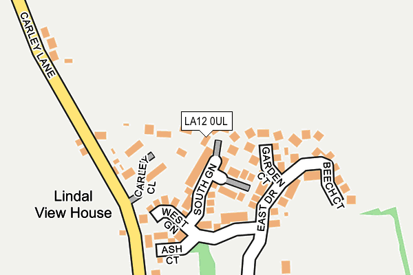 LA12 0UL map - OS OpenMap – Local (Ordnance Survey)