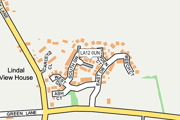 LA12 0UN map - OS OpenMap – Local (Ordnance Survey)