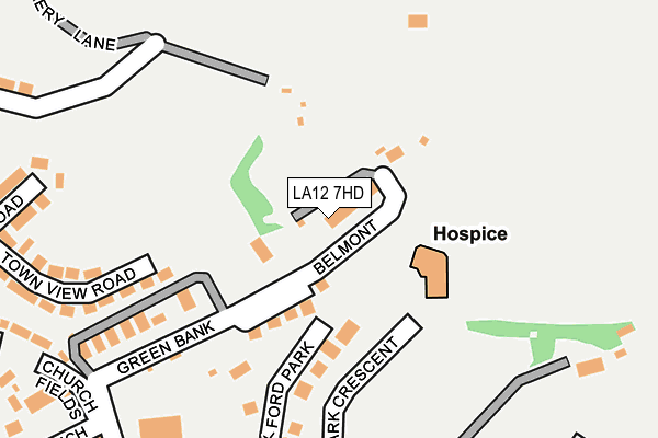 Map of THE STABLES (ULVERSTON) LIMITED at local scale