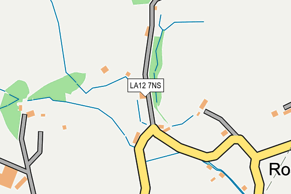 LA12 7NS map - OS OpenMap – Local (Ordnance Survey)