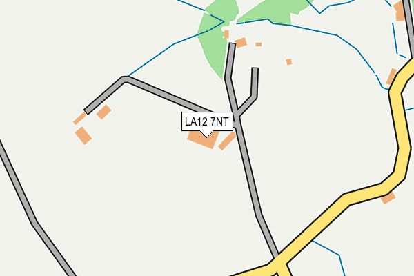 LA12 7NT map - OS OpenMap – Local (Ordnance Survey)