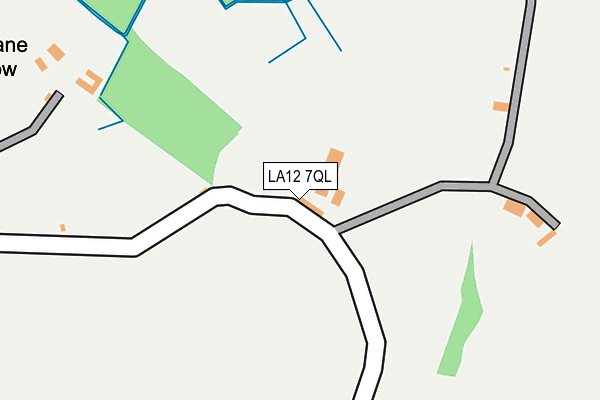 LA12 7QL map - OS OpenMap – Local (Ordnance Survey)