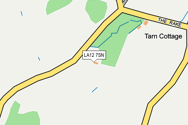 LA12 7SN map - OS OpenMap – Local (Ordnance Survey)