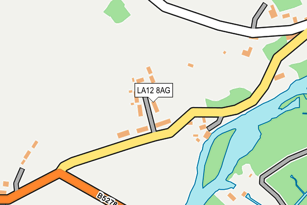 LA12 8AG map - OS OpenMap – Local (Ordnance Survey)