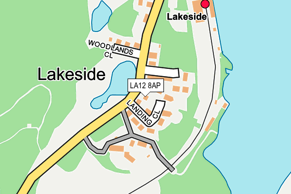 LA12 8AP map - OS OpenMap – Local (Ordnance Survey)