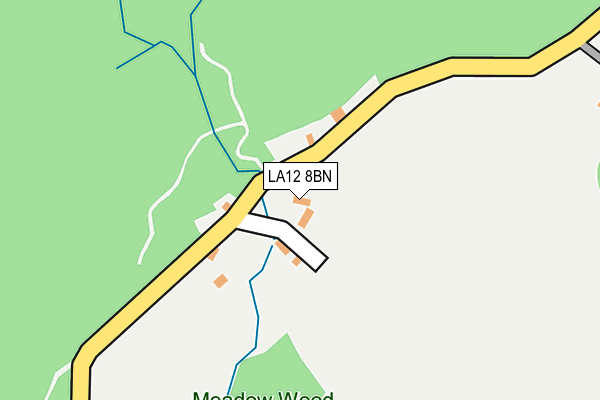 LA12 8BN map - OS OpenMap – Local (Ordnance Survey)