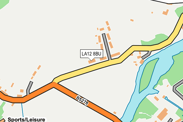 LA12 8BU map - OS OpenMap – Local (Ordnance Survey)