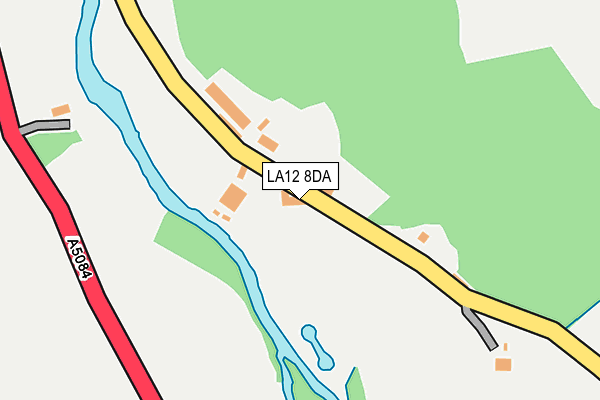 LA12 8DA map - OS OpenMap – Local (Ordnance Survey)