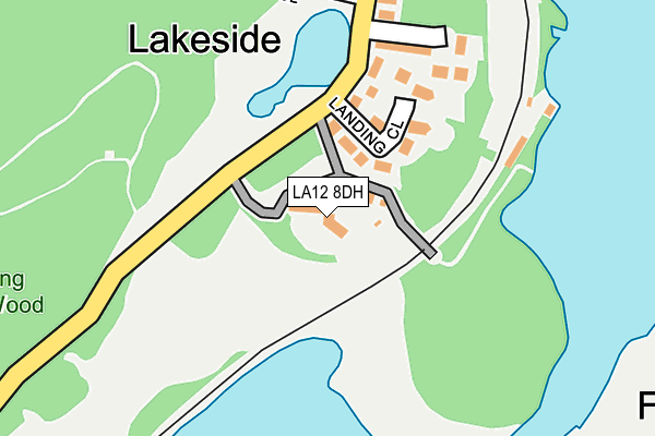 LA12 8DH map - OS OpenMap – Local (Ordnance Survey)