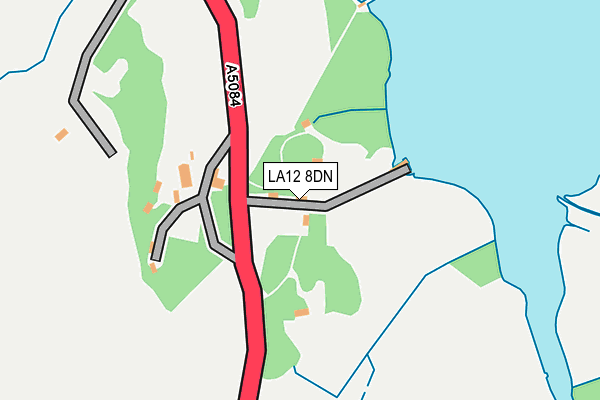 LA12 8DN map - OS OpenMap – Local (Ordnance Survey)