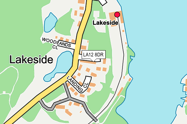 LA12 8DR map - OS OpenMap – Local (Ordnance Survey)