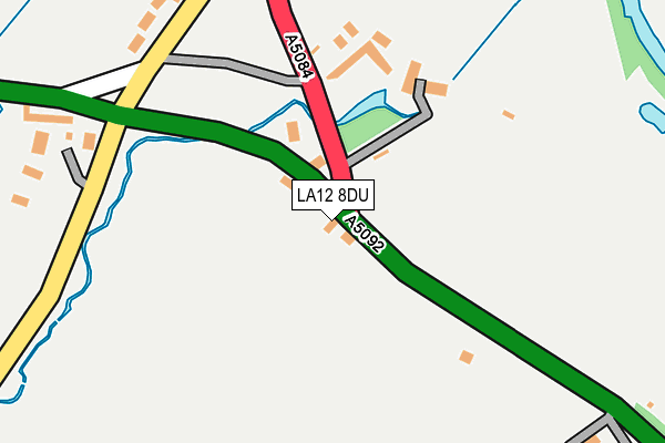 LA12 8DU map - OS OpenMap – Local (Ordnance Survey)