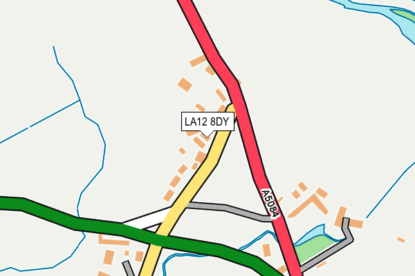 LA12 8DY map - OS OpenMap – Local (Ordnance Survey)