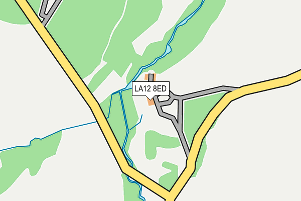 LA12 8ED map - OS OpenMap – Local (Ordnance Survey)