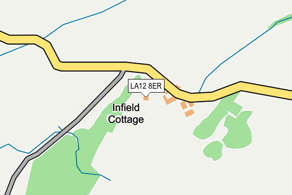 LA12 8ER map - OS OpenMap – Local (Ordnance Survey)