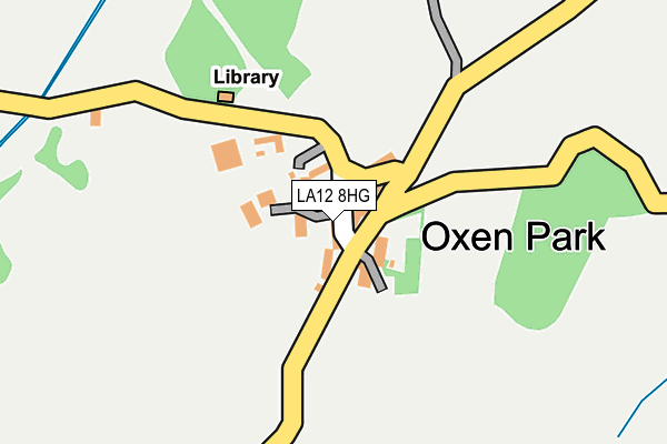 LA12 8HG map - OS OpenMap – Local (Ordnance Survey)
