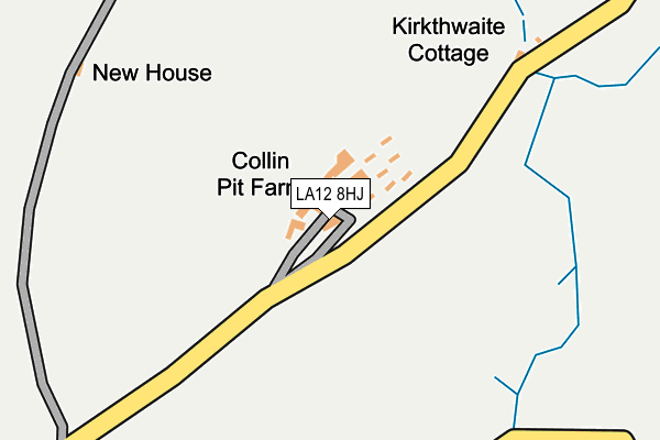 LA12 8HJ map - OS OpenMap – Local (Ordnance Survey)