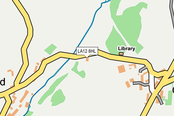 LA12 8HL map - OS OpenMap – Local (Ordnance Survey)