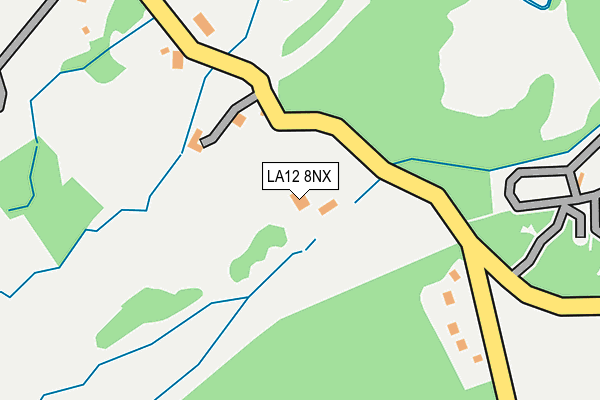 LA12 8NX map - OS OpenMap – Local (Ordnance Survey)