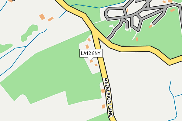 LA12 8NY map - OS OpenMap – Local (Ordnance Survey)