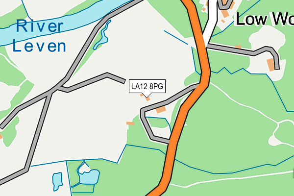 LA12 8PG map - OS OpenMap – Local (Ordnance Survey)