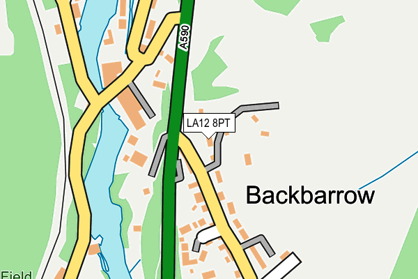 LA12 8PT map - OS OpenMap – Local (Ordnance Survey)