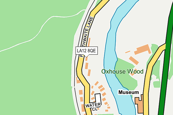 LA12 8QE map - OS OpenMap – Local (Ordnance Survey)