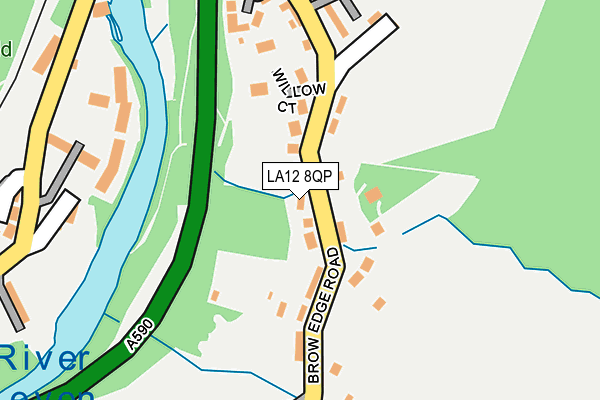 LA12 8QP map - OS OpenMap – Local (Ordnance Survey)
